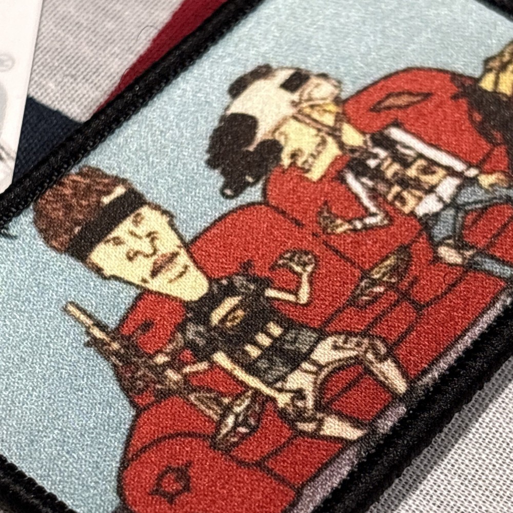 Tactical Beavis & Butthead Patch 3x2.5” Hook & loop High Quality Embroidery