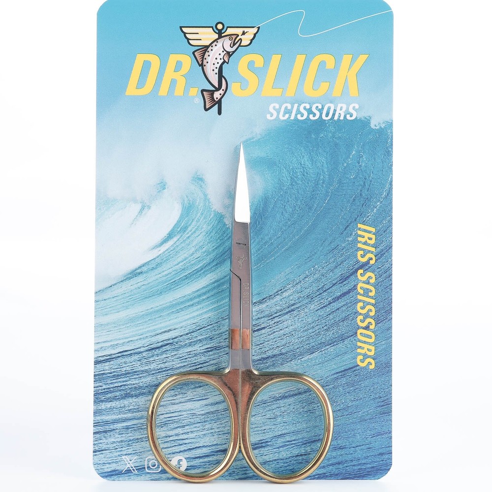 Dr. Slick Iris Scissors - 4 inch - Straight
