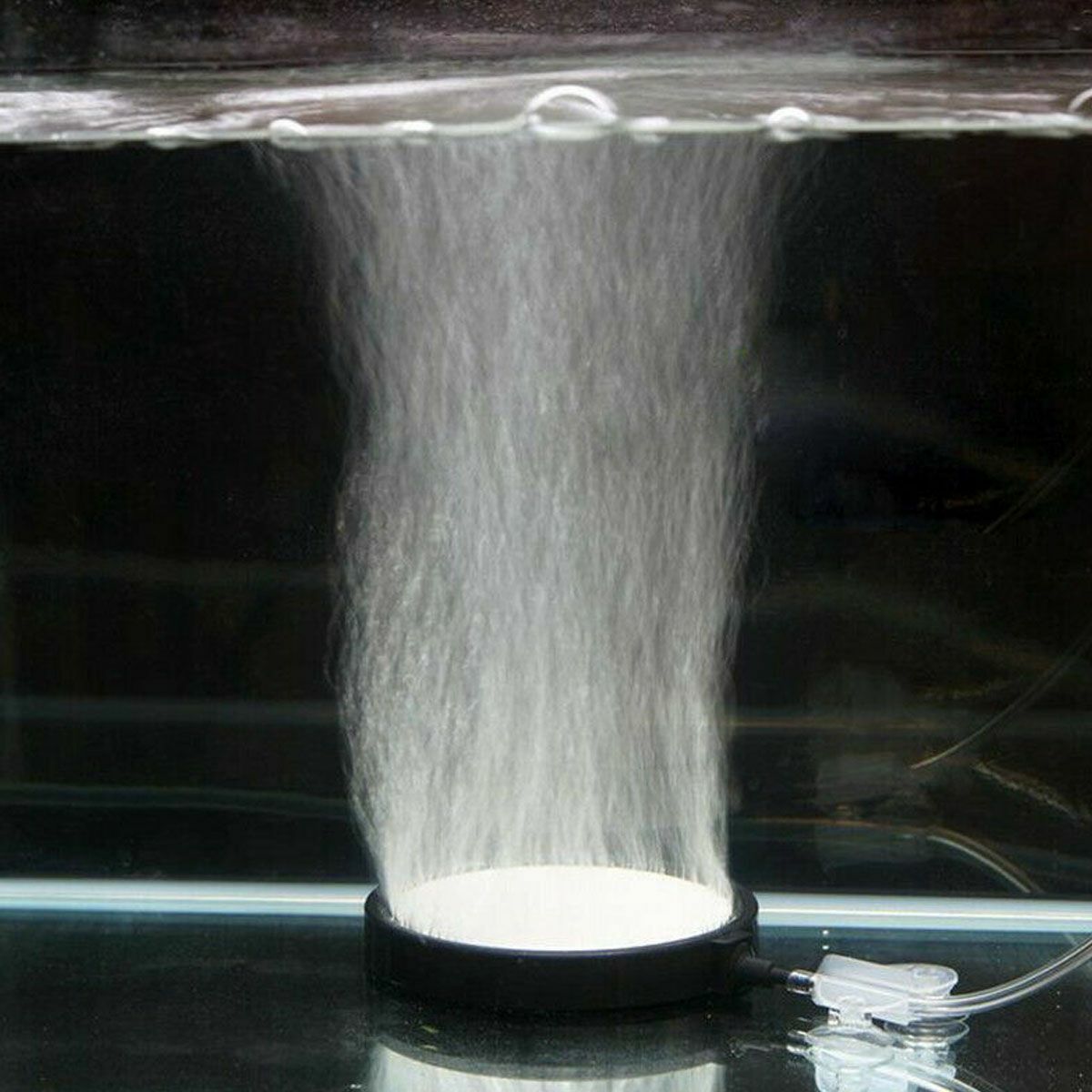 Bubble Air Disk Stone Hydroponics Oxygen Aerator Aquarium Fish Tank Pond Pump