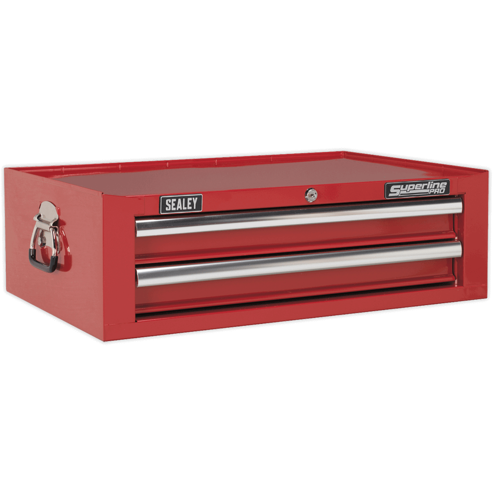 Sealey Superline Pro 2 Drawer Mid Tool Chest Red