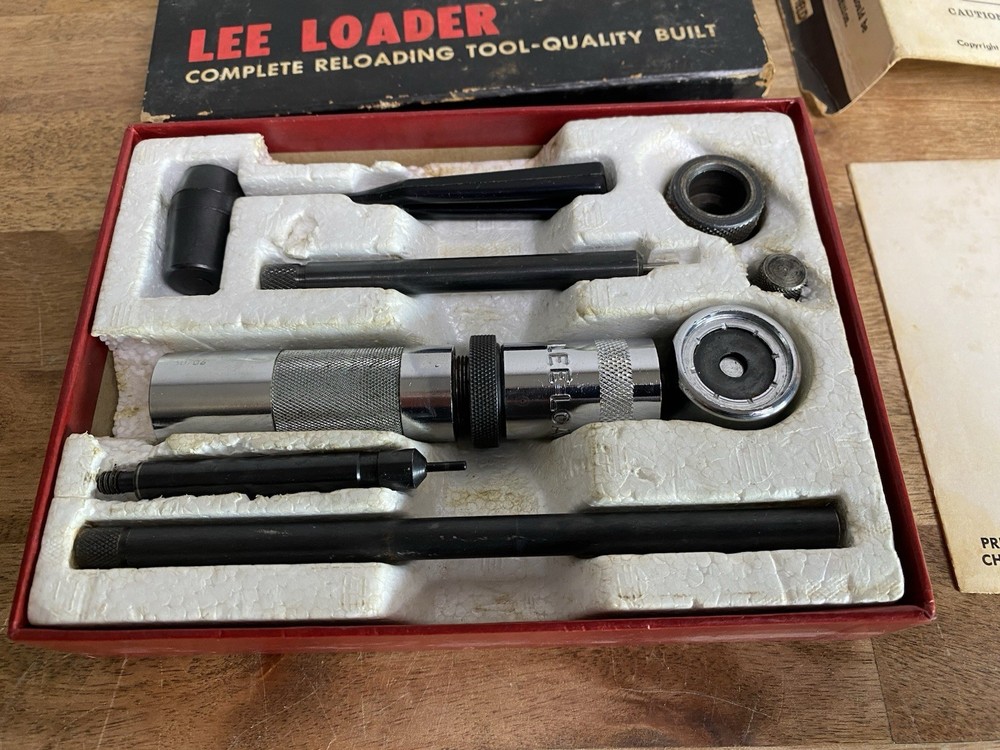 Vintage LEE Loader Complete Reloading Tool Set 30/06 Springfield