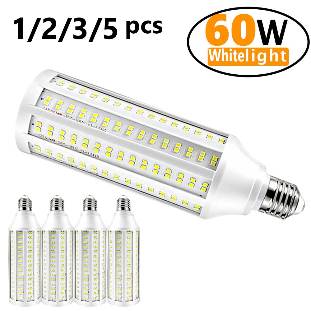 LED Corn Light Bulb 600W Equivalent 60W 6000Lumen 6000k E26/E27 Base LED Corn