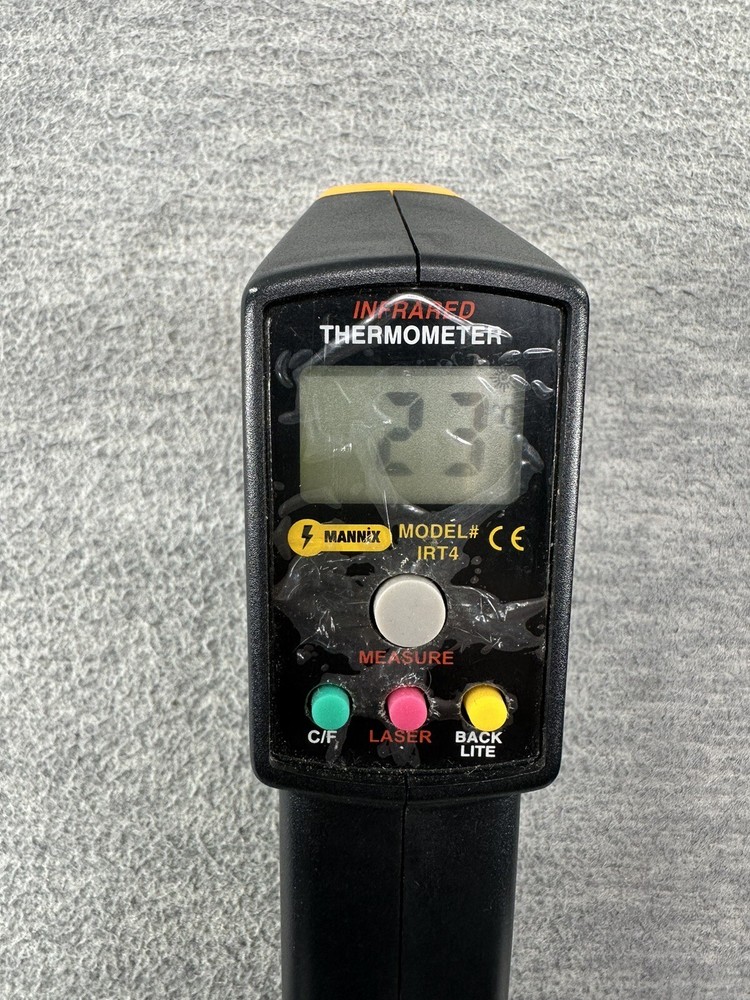 MANNIX INFRARED THERMOMETER IRT4 - Laser Lightning Backlight C