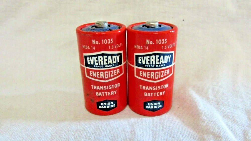 Vintage Eveready C Transistor Batteries