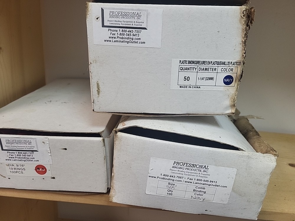 Akiles EcoBind-C Comb Binding Machine & Punch 12-inch With 7 Boxes Binding