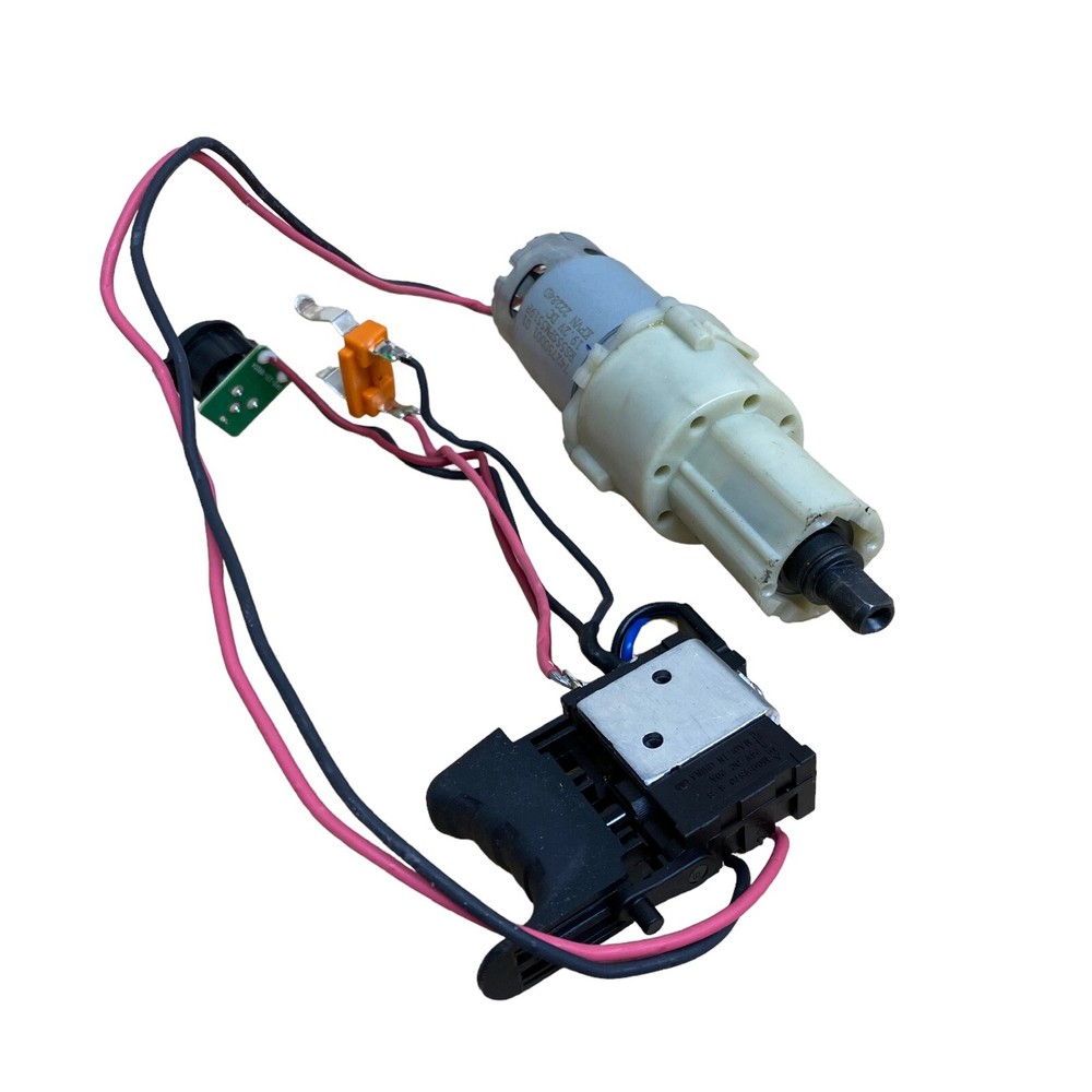 Ryobi P4002 18v Hybrid Drain Auger Replacement Motor / Switch Assembly