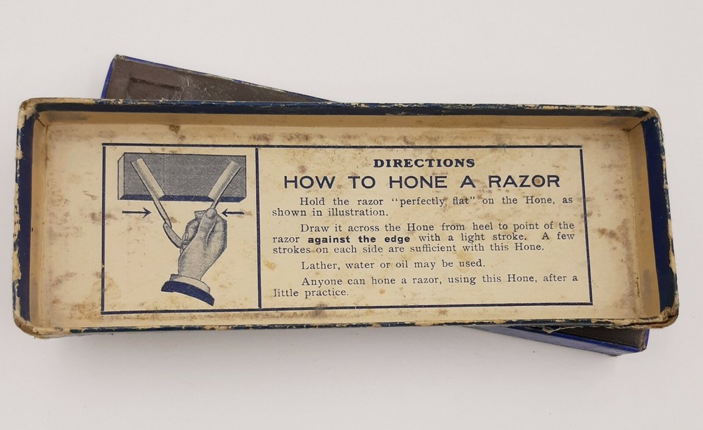 Vintage O-SO-EZE RAZOR HONE in Original Box