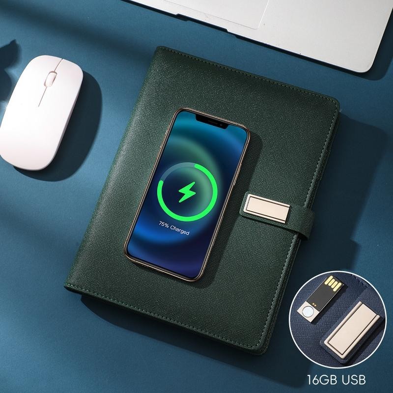 Office Business Charging Notebook Multifunconal Wireless Charging Notepad