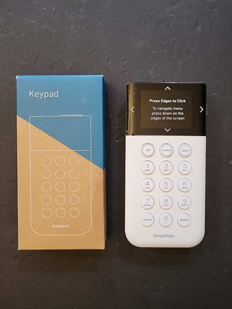 SimpliSafe Wireless Pin pad Keypad KP3W White NEW