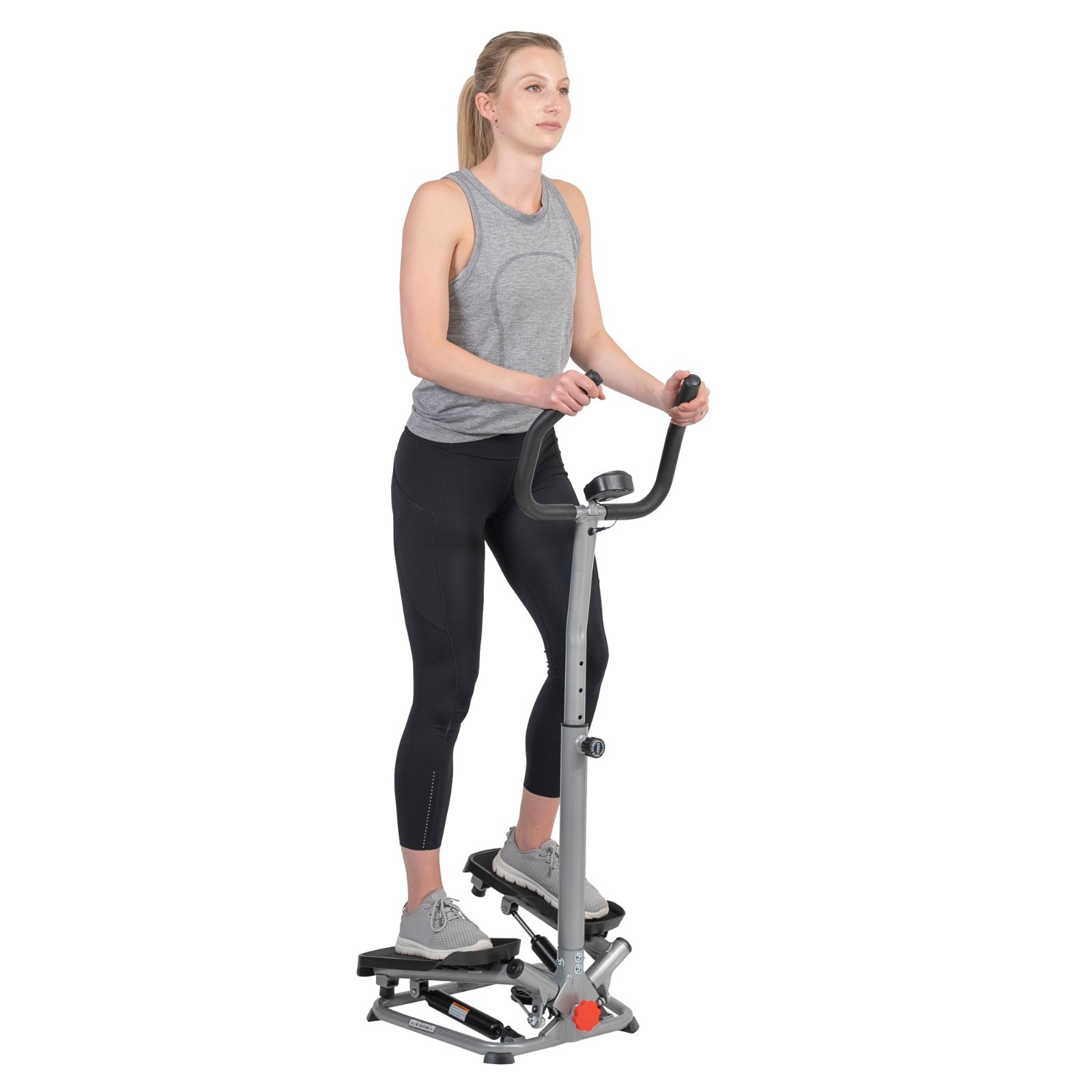 Sunny Health & Fitness Stair Stepper Machine with Handlebar – SF-S020027