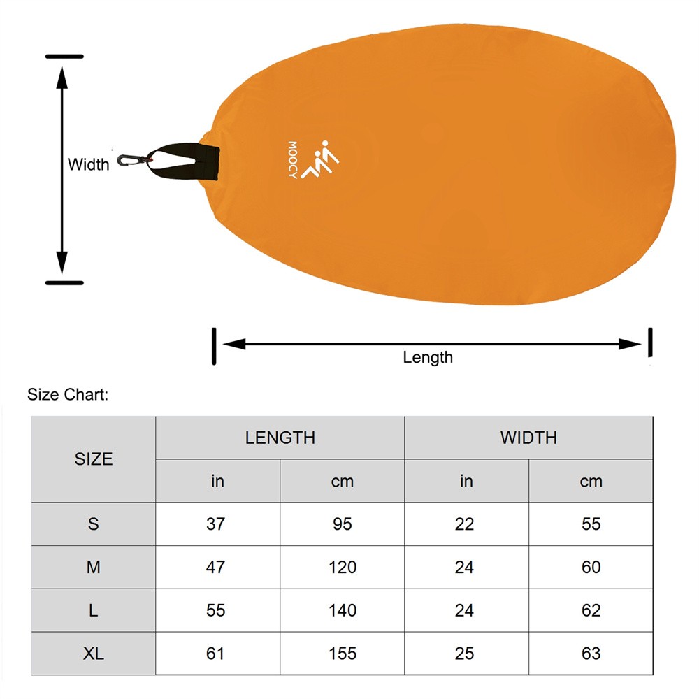 Cockpit Cover Waterproof UV50+ Blocking Kayak Seal Protector Adjustable Shield