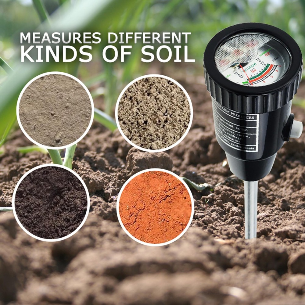 Soil Ph Meter Soil Moisture Sensor Meter Soil Ph Tester Gardening Tool Kits For