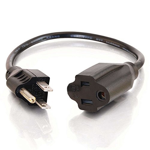 C2G 4FT Premium Universal Extension Cord - Power 4ft, Black