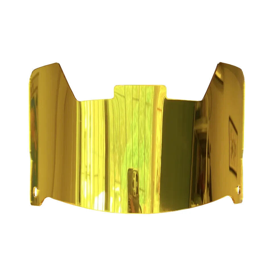 MIRRORED Full Size Football Helmet Visors Comes With Set of Clips DISPLAY ONLY
