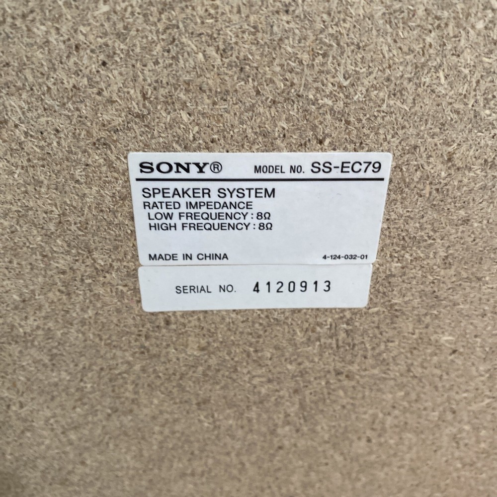 Sony HCD-EC79i CD & IPOD System w/ 2 Speakers SS-EC79 TESTED & WORKING