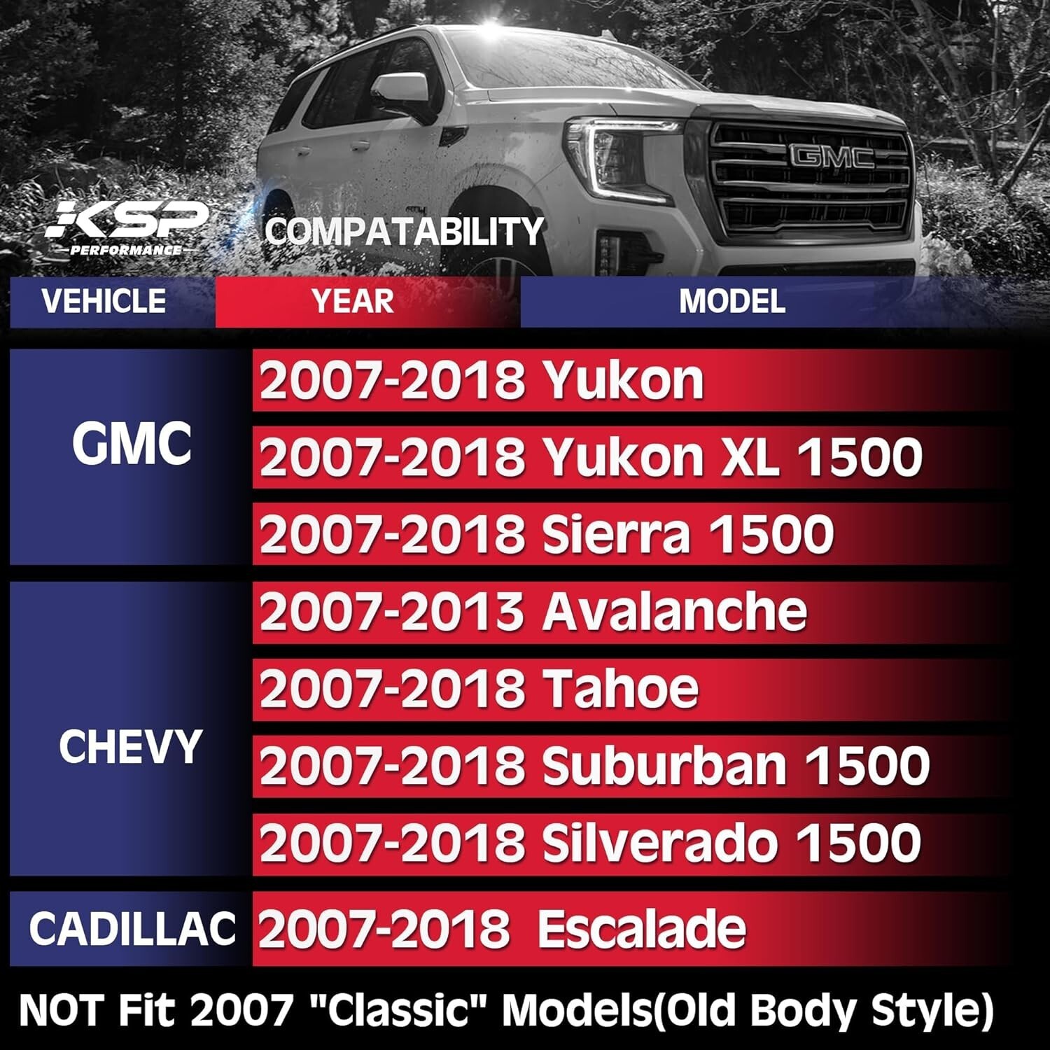 Front Upper Control Arms For 4-6 inch Lift Chevy Silverado GMC Sierra 1500 07-18