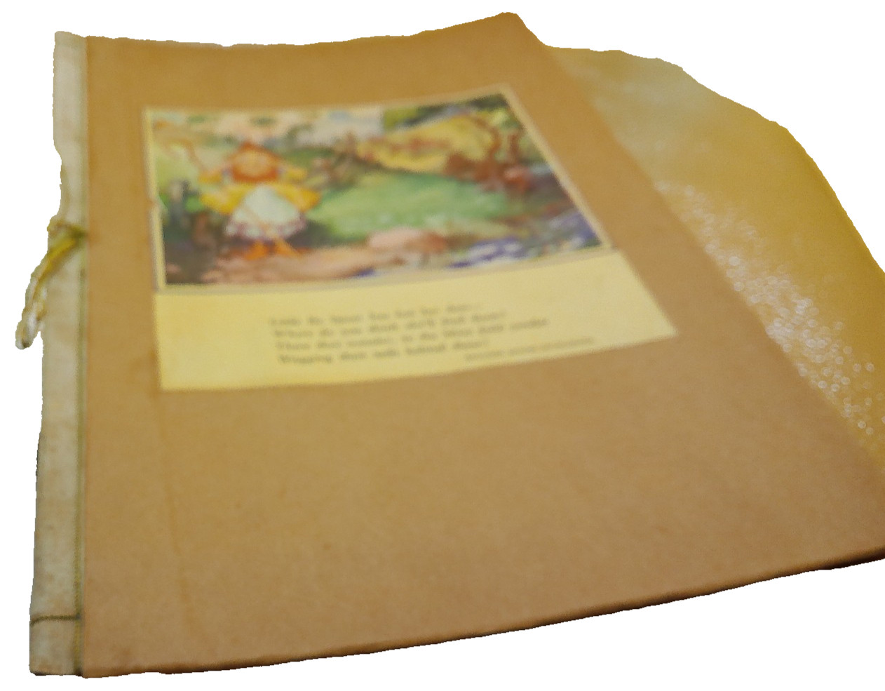 Mother Goose up to date Wrigleys gum ads 1920s era scrapbook filled with ads