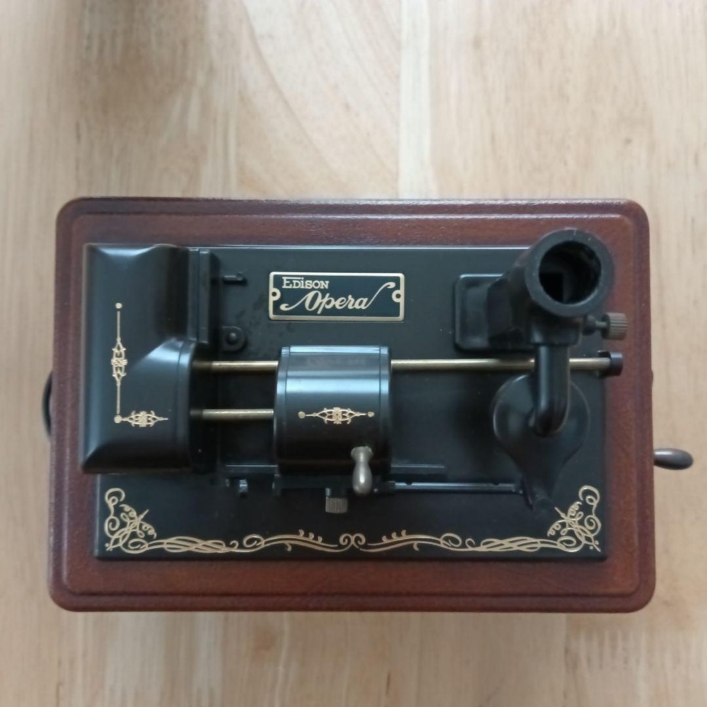 Edison Opera Gramophone-Shaped Music Box by Technics – Accessory Box
