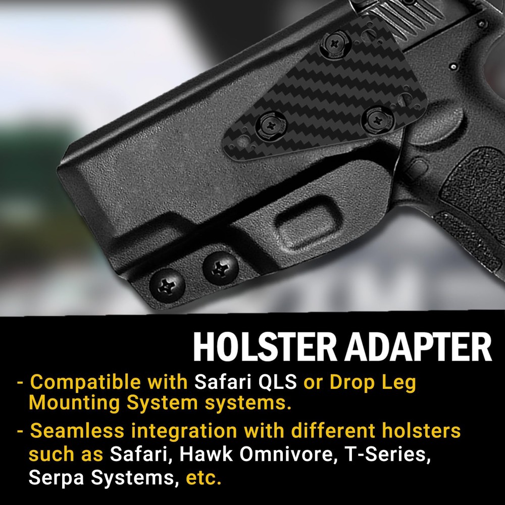 Holster Adapter, Cross Platform Conversion Kit, Molle Carbon Fiber Modular