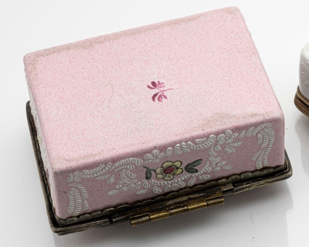 18th Century Copper Enameled Snuff Box