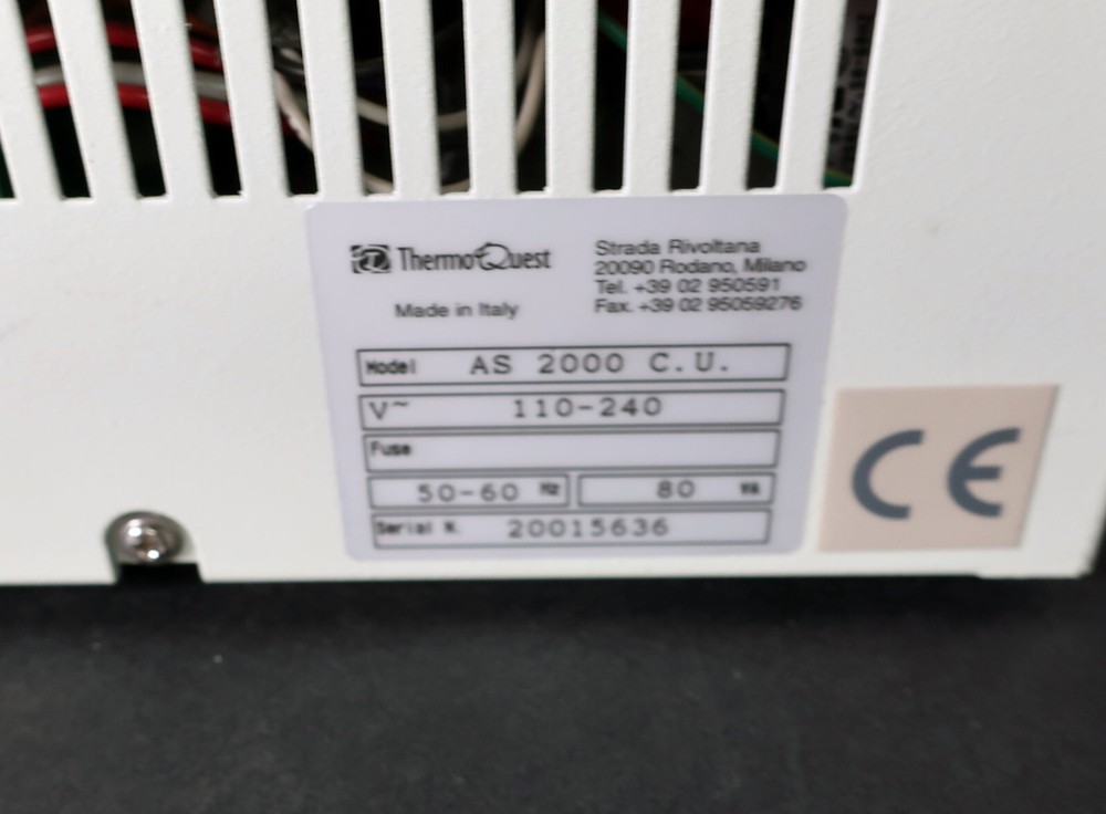 ThermoQuest AS-2000 CU Gas Chromatograph Autosampler Controller + Injector Tower