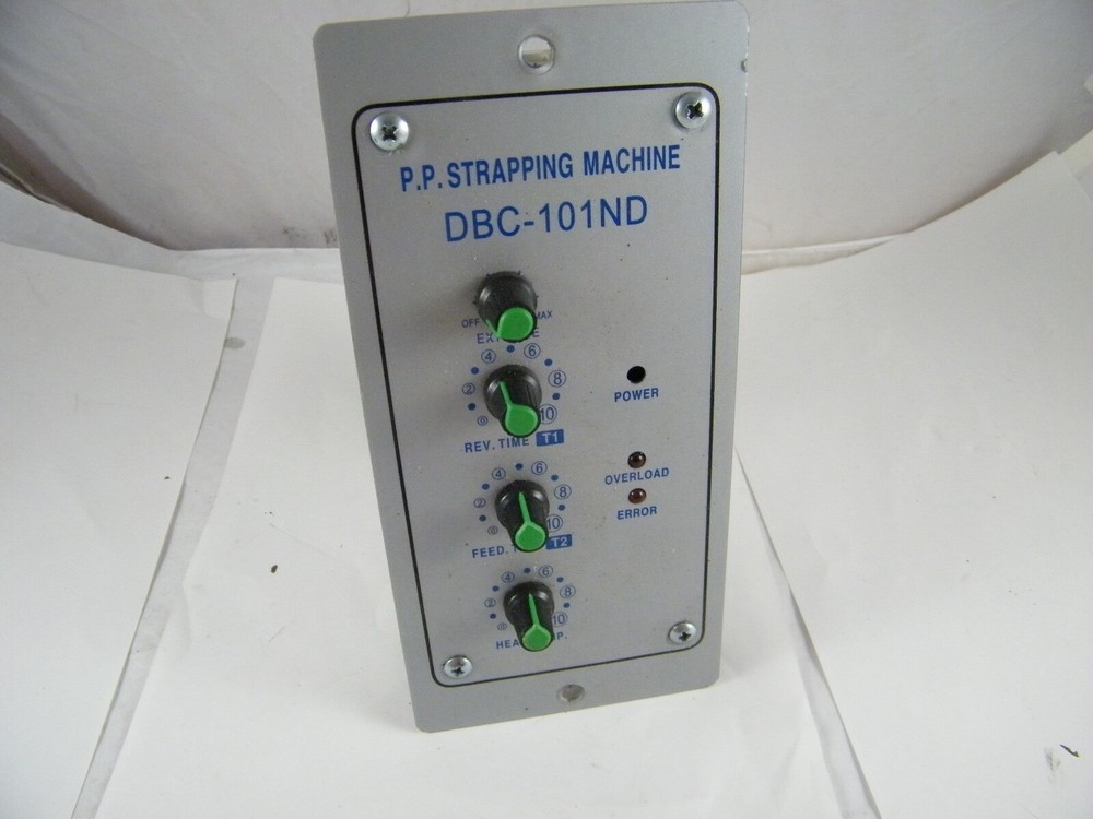 P.P. STRAPPING MACHINE CONTROL BOX DCB-101ND GUARANTEED