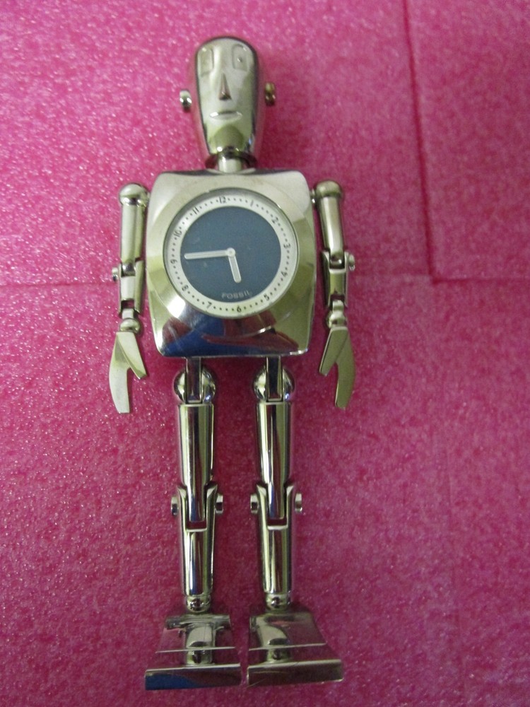 Fossil Stan BIG TIC  Robot Man  Clock