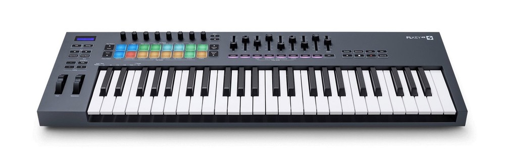 Novation FLkey 49 Key MIDI Keyboard Controller for FL Studio+X Braced Stand
