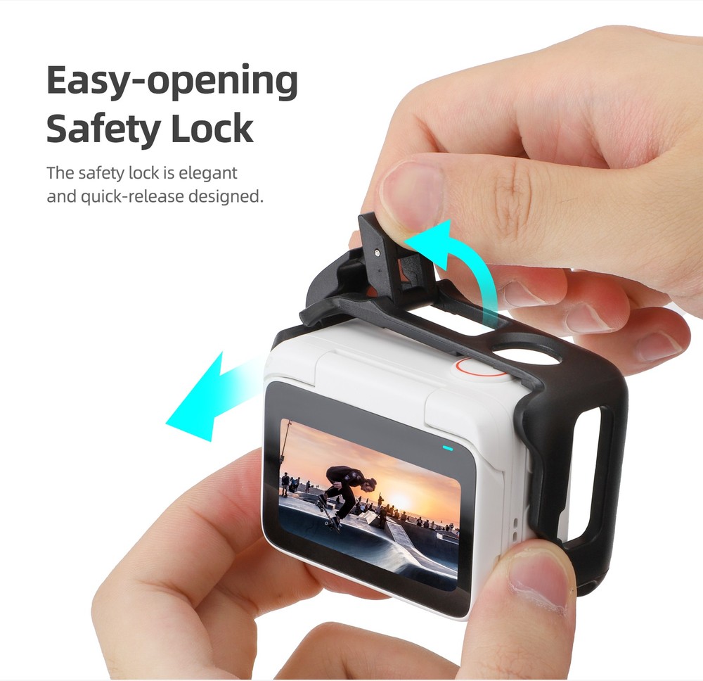 For Insta360 GO 3 Camera Protective Frame Mount Cover Quick Release Accessories