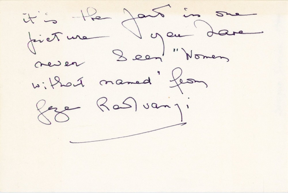 Simone Simon - Handwritten Page