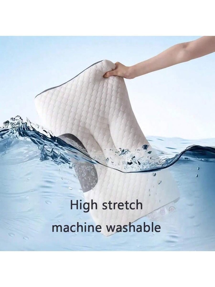 2 Pcs Ergonomic Neck Pillow Help Massage, Soft, Adjustable Sleeping 100% UPGRADE