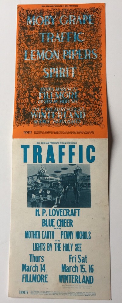 Bill Graham BG 111-112 Double Postcard Mailer Winterland