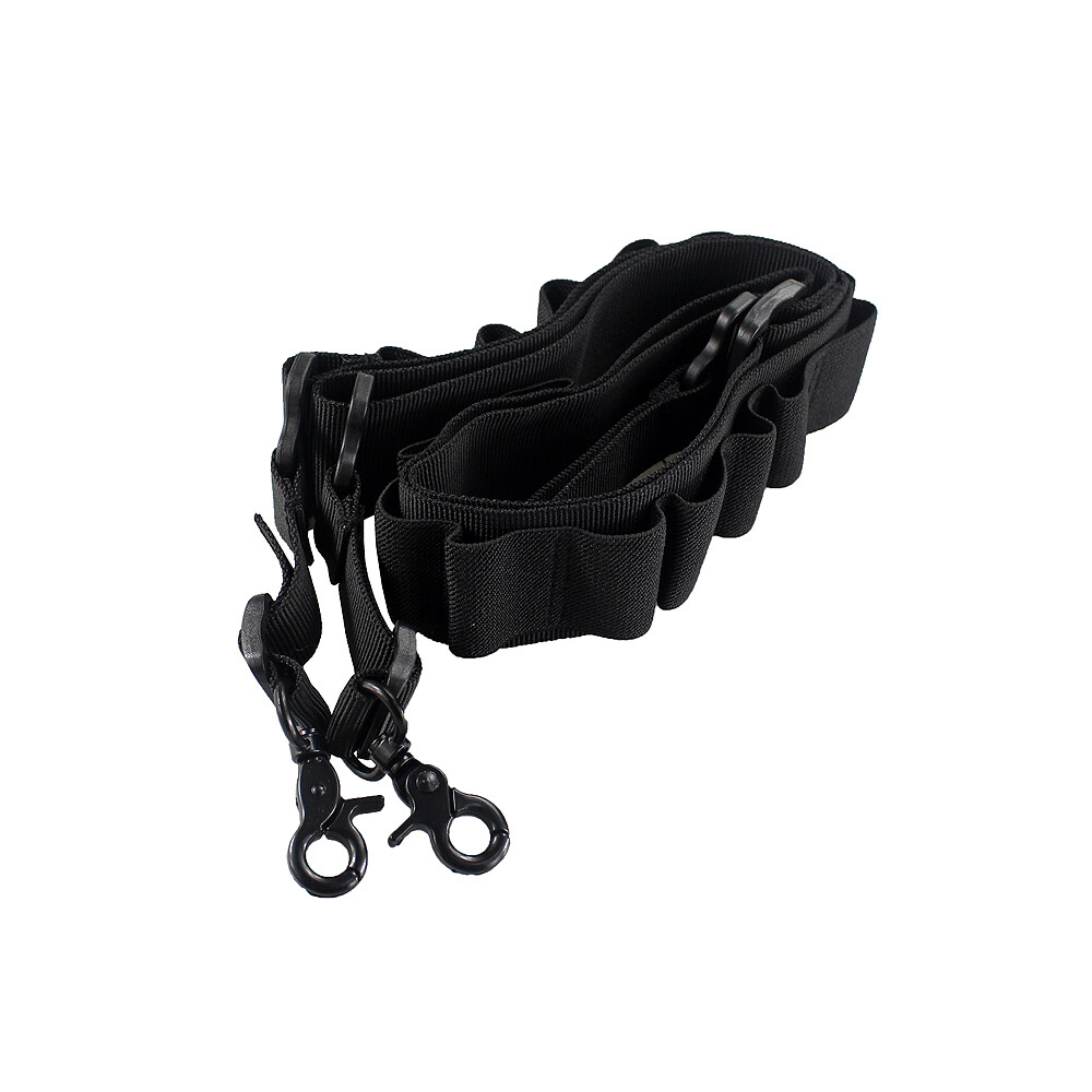Tactical Shotgun Sling 15 Shell Ammo Holder Bandolier12/20Ga Shotgun Shell Sling