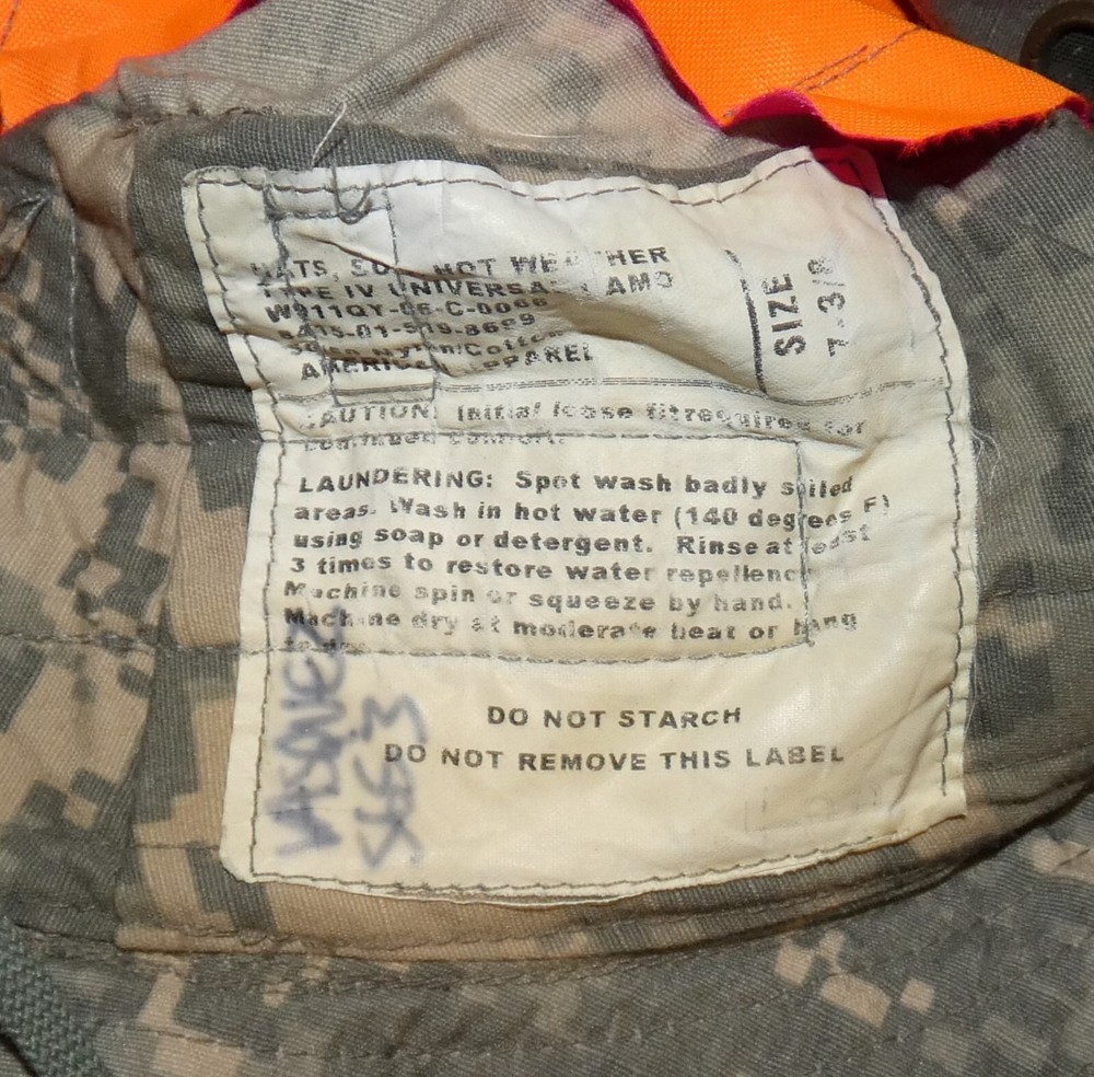 Original OIF/OEF UCP Boonie Hat With Recognition Panel - Named