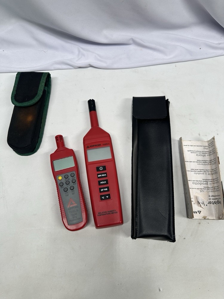 Amprobe TH-3 Relative Humidity Temperature Meter Digital Display Moisture meter