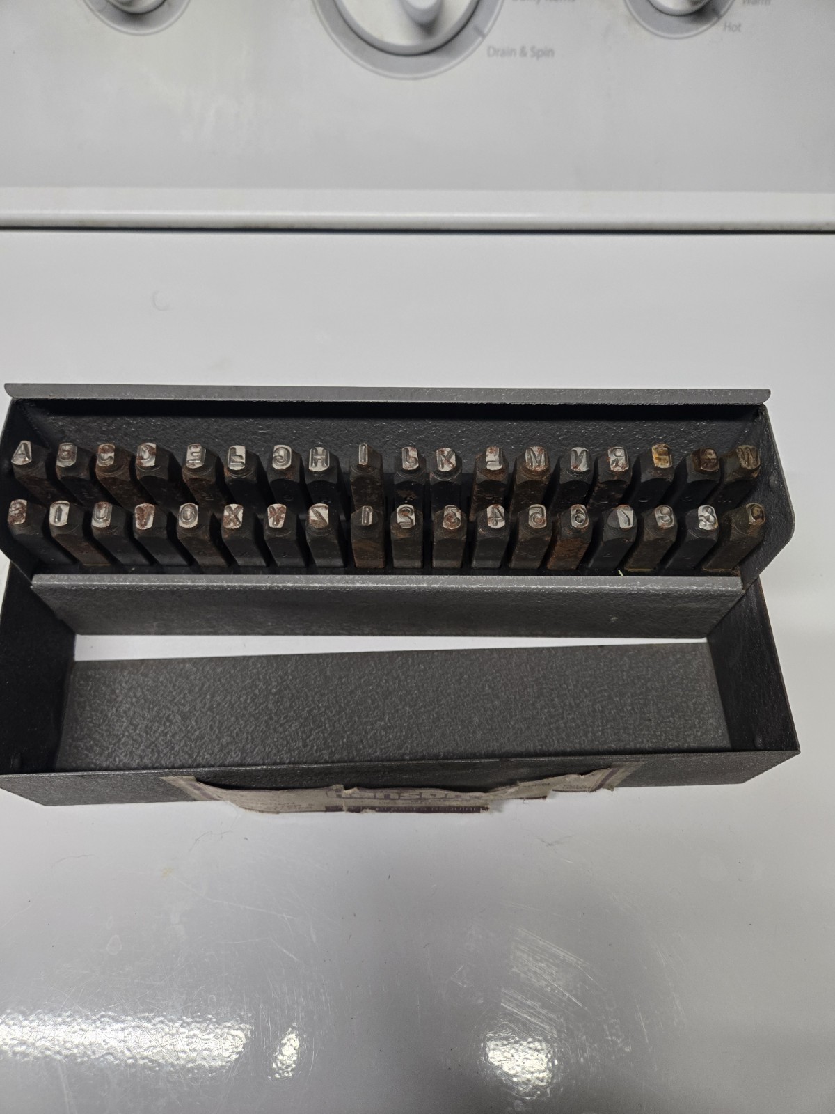 Hanson 3/16" Number And Letter Stamps New Old Stock