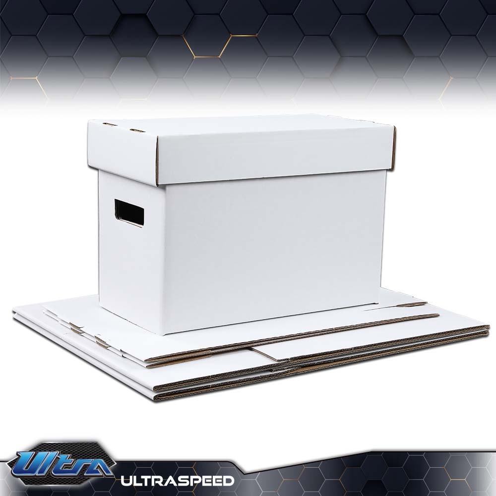 3PCS Short Comic Book Storage Boxes Holds 150 175 Stackable Archival Cardboard