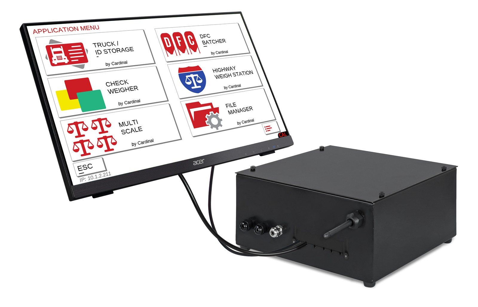 Cardinal Weight Indicator, HDMI Output for Display, Digital LC Interface