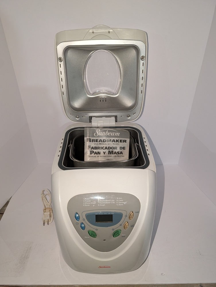 SUNBEAM Programmable Bread Maker Machine Model 5891 Tested Kitchenware