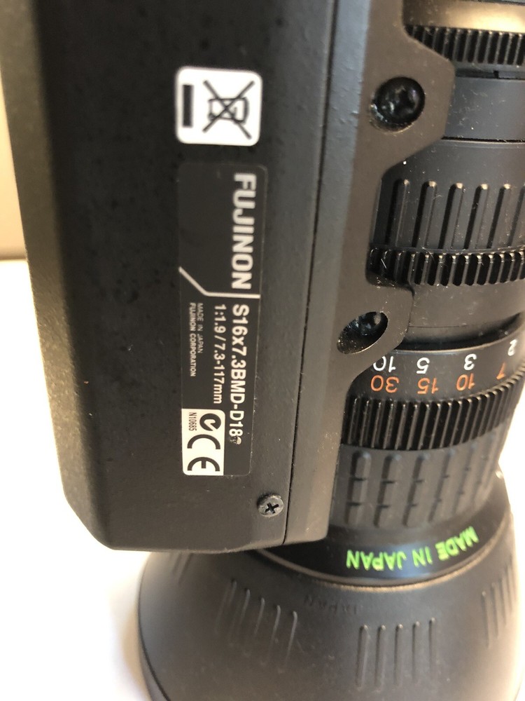 Fujinon S16x7.3BMD 16x Remote Control Lens