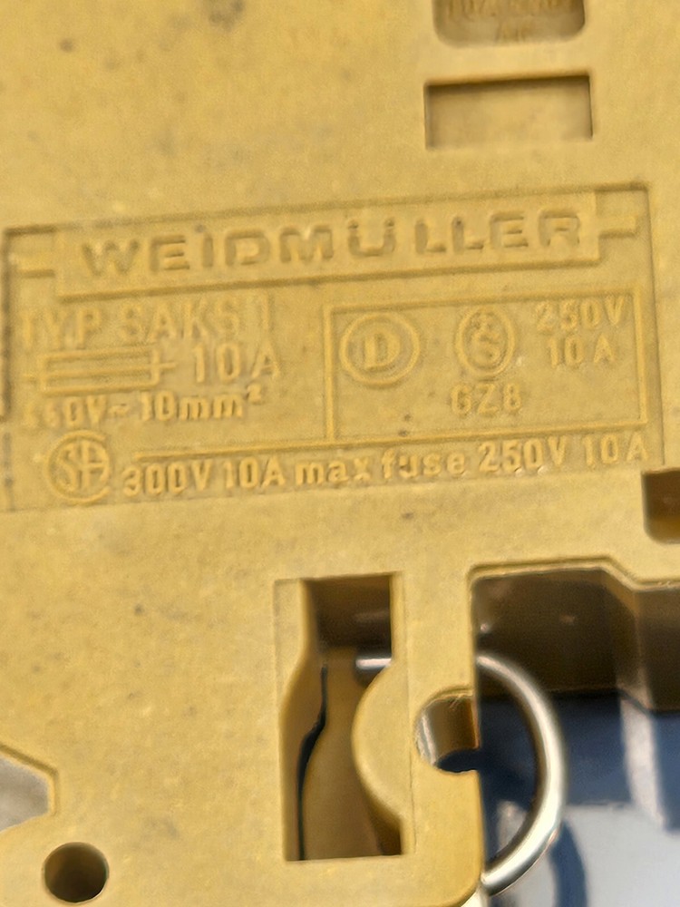 Weidmüller - Typ SAKS 1 - Terminal Block