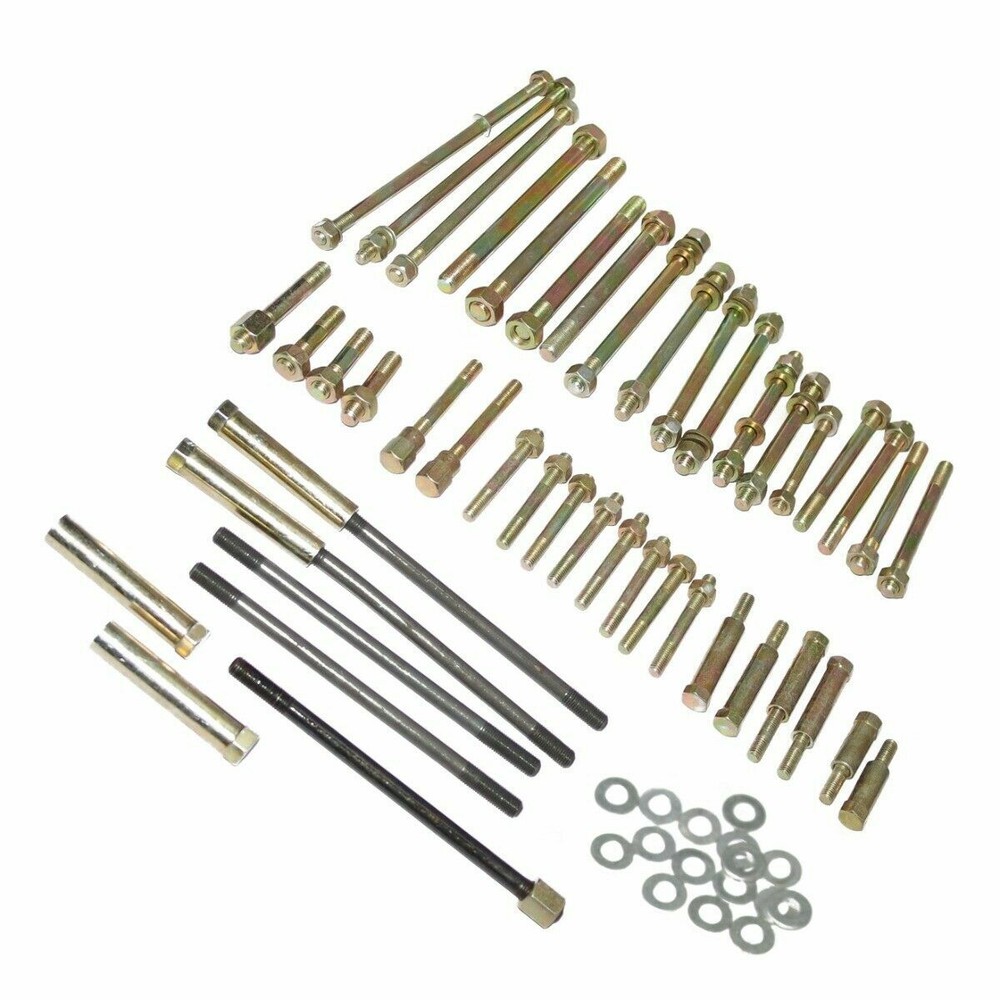Fits Royal Enfield Complete Engine Studs With Nut & Washer Fixing Kit 47 pc. ECs