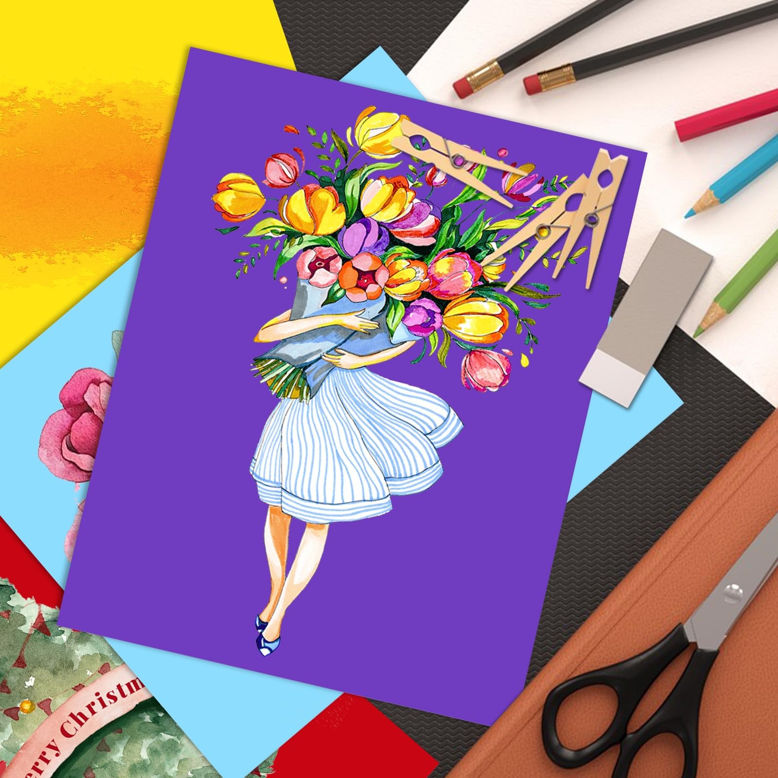 Cardstock 8.5" X 11 ",Cardstock Paper 85 Lb/230 Gsm,Colored Card Stock for Print