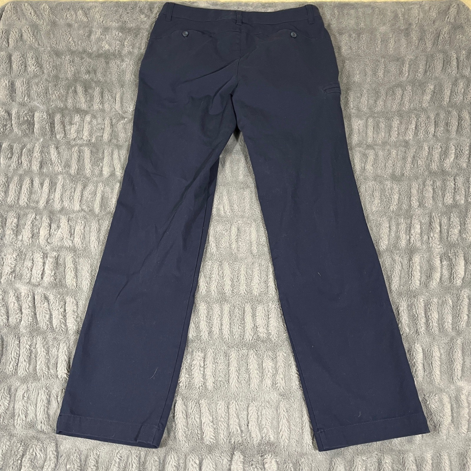 Chef Works Mens Navy Blue Cargo Work Pants Size 34x32 Flat Front Utility