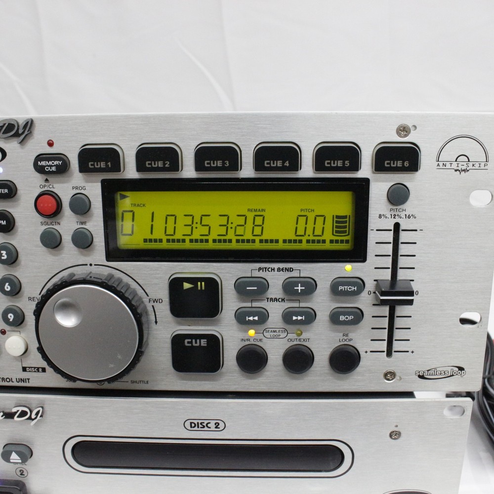 American DJ DCD-PRO500 CD Player And Controller Panel TESTED One Cd Doesn't Open
