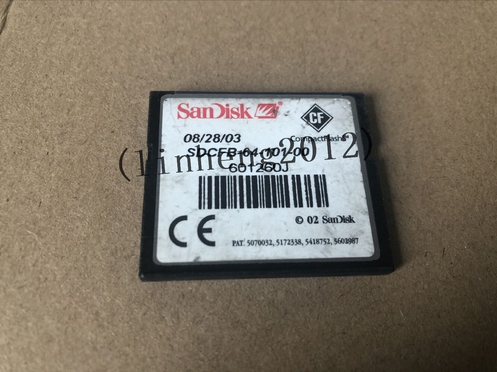 64MB SanDisk CompactFlash CF Memory Card 64MB SDCFB