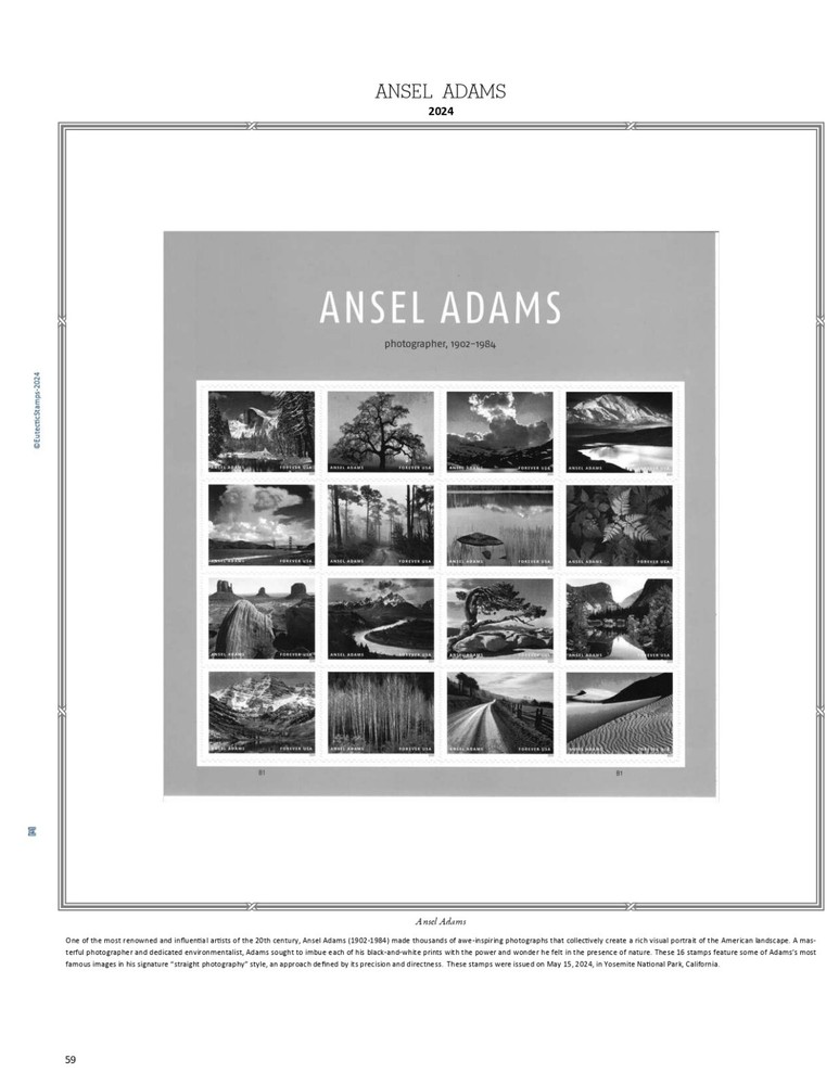 2024 U.S. Commemorative Singles SIMPLIFIED Supplement (White Ace Alternative)