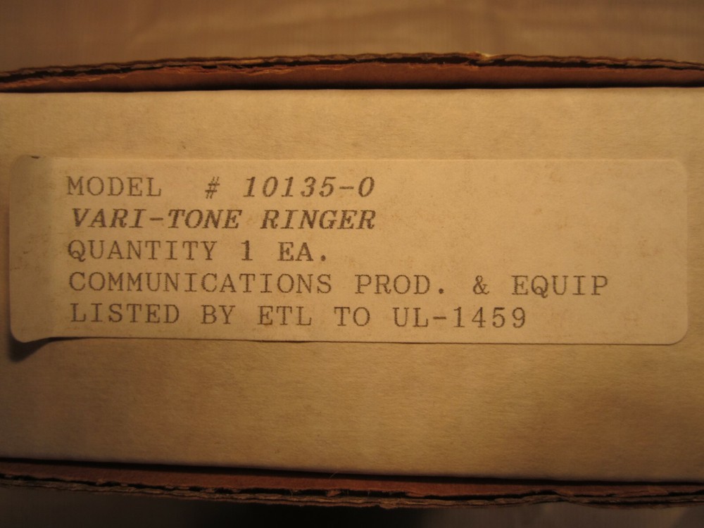 VARI-TONE RINGER 10135