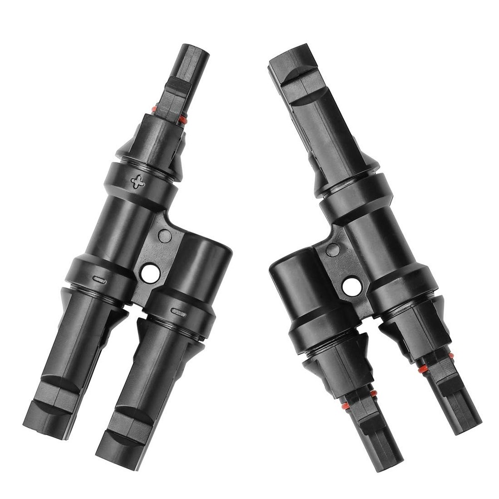 BougeRV Solar Branch Connectors Y Connector for Parallel Connection 1 Pair