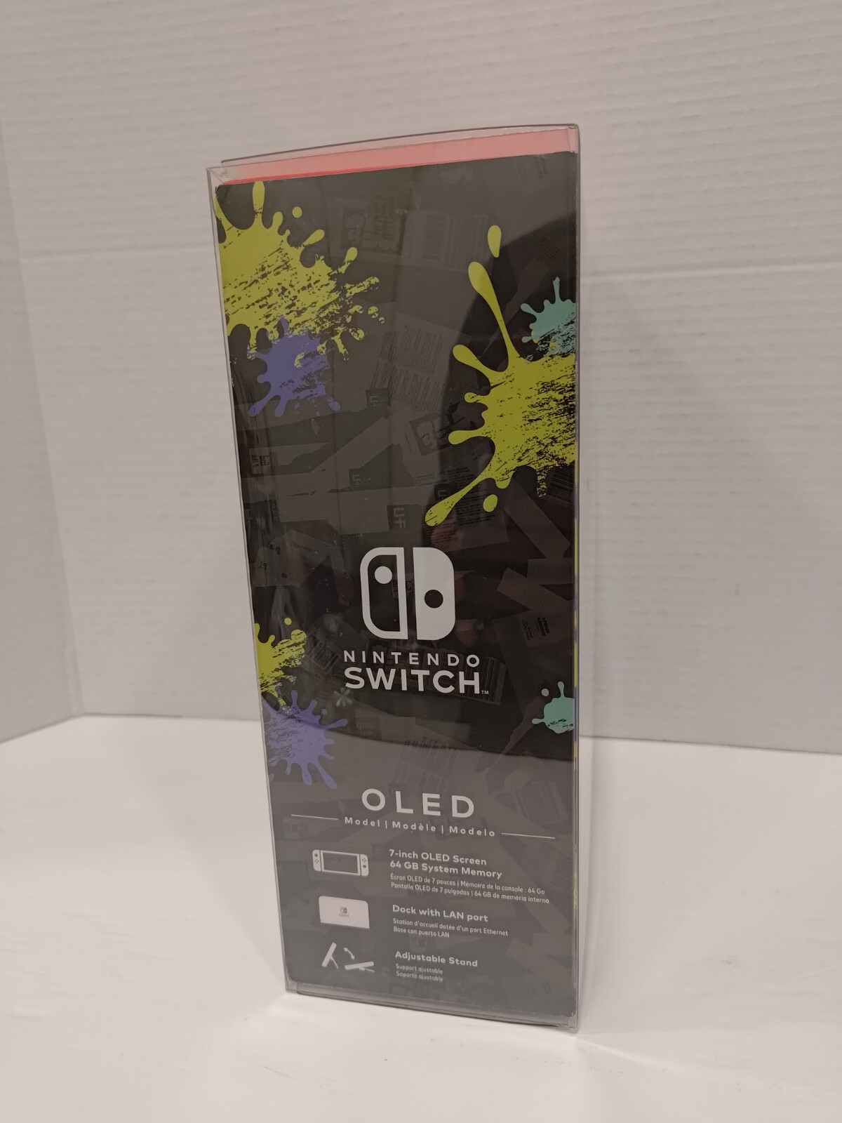 OLED Switch Console Box Protector & Display Case, Fits All OLED MARIO EDITION!